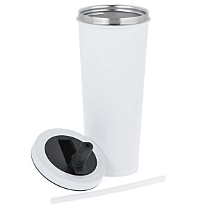 Additional Image 3 - a white cup with a lid