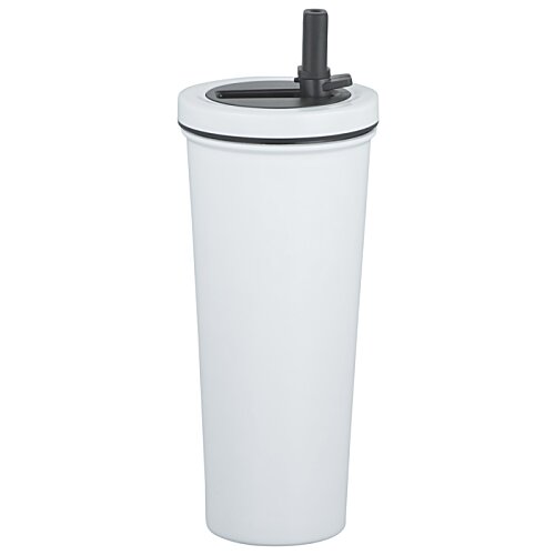 Additional Image 2 - a white cup with a straw