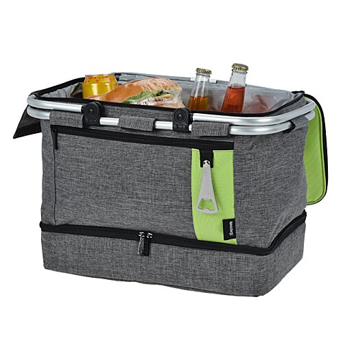 Additional Image 1 - a grey and green cooler
