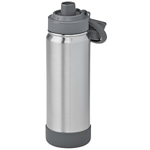 Additional Image 2 - a grey and black water bottle