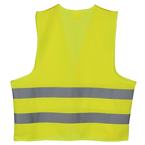 Additional Image 1 - a yellow vest with grey stripes