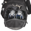 Additional Image 1 - a black backpack with shoes inside