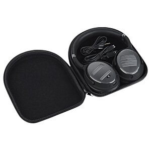 Additional Image 4 - a black case with a pair of earbuds
