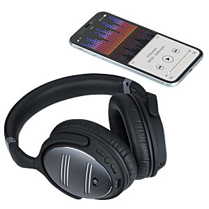 Additional Image 6 - a black headphones next to a cellphone