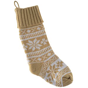 Additional Image 1 - a tan and white sock