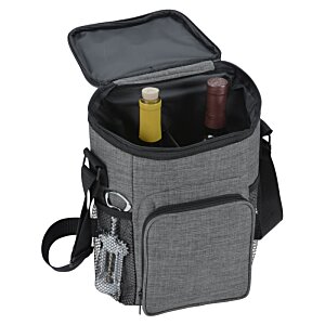 Additional Image 2 - a grey bag with a black strap