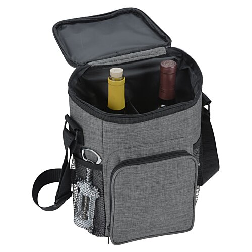 Additional Image 2 - a grey bag with a black strap