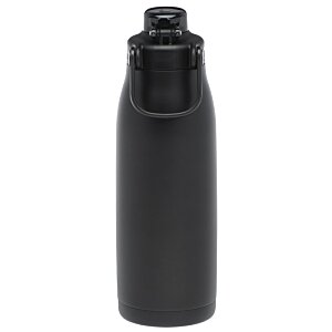 Additional Image 1 - a black bottle with a black cap