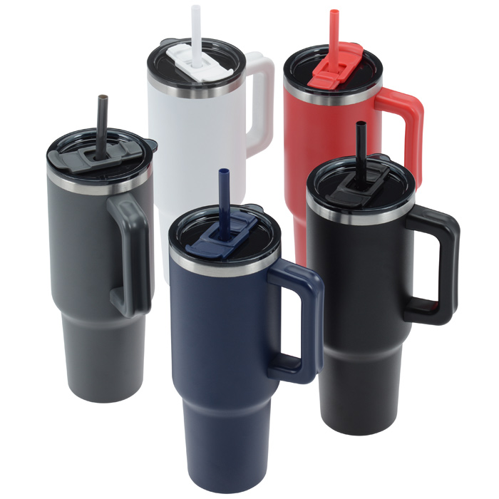 Pinnacle Vacuum Insulated Eco-Friendly Travel Tumbler with Straw