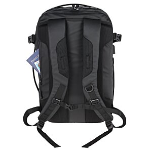 Additional Image 2 - a black backpack with straps