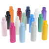 a group of colorful bottles