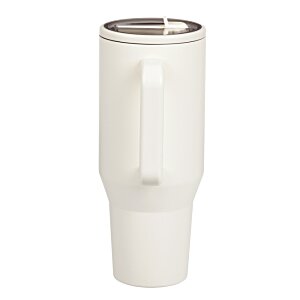 Additional Image 2 - a white mug with a silver handle