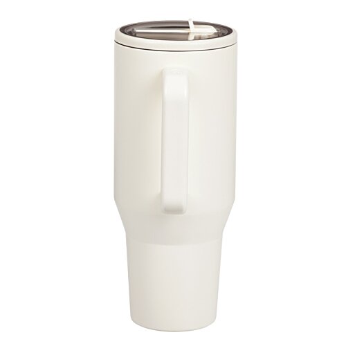 Additional Image 2 - a white mug with a silver handle