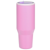 a pink cup on a white background