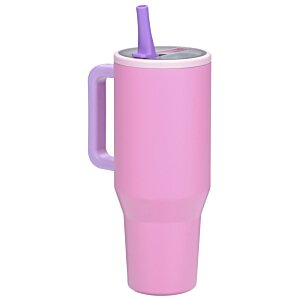 Additional Image 2 - a pink cup with a straw