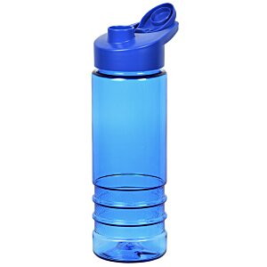 Additional Image 2 - a blue water bottle with a straw