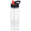 View Image 3 of 5 of Clear Impact Vienna Tritan Renew Bottle with Two-Tone Flip Straw Lid - 24 oz.