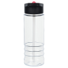 View Image 4 of 5 of Clear Impact Vienna Tritan Renew Bottle with Two-Tone Flip Straw Lid - 24 oz.