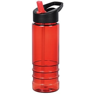 Additional Image 2 - a red water bottle with a straw