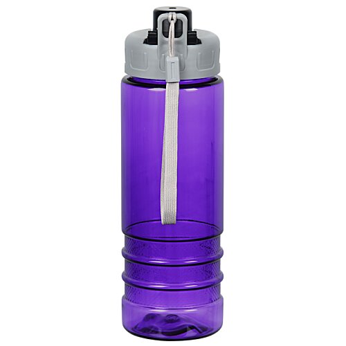 Additional Image 4 - a purple water bottle with a silver lid
