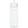 a white plastic water bottle