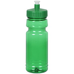 Additional Image 1 - a green water bottle with a white lid