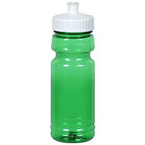 Additional Image 2 - a green water bottle with a white cap
