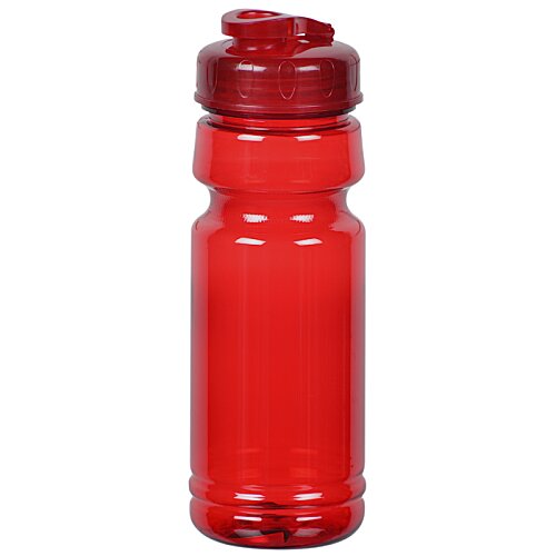 Additional Image 1 - a red plastic bottle with a red cap