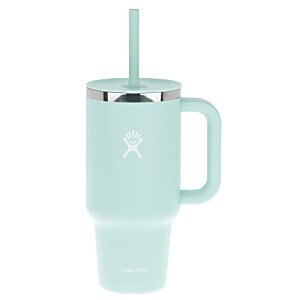 Additional Image 1 - a blue mug with a straw