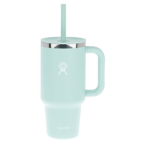 Additional Image 1 - a blue mug with a straw