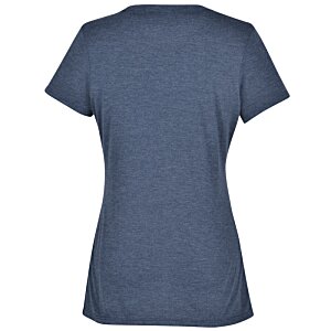 Additional Image 1 - a back of a blue shirt