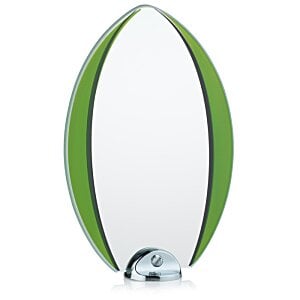 Additional Image 1 - a green and white oval object