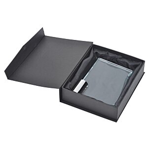 Additional Image 1 - a black box with a rectangular object inside