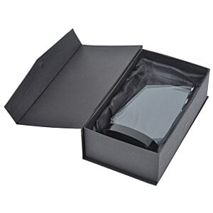 Additional Image 1 - a black box with a rectangular object inside