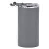 a grey cylindrical object with a lid