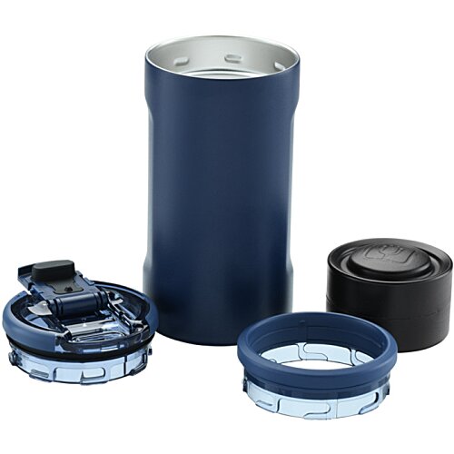 Additional Image 1 - a blue cylinder with a black lid