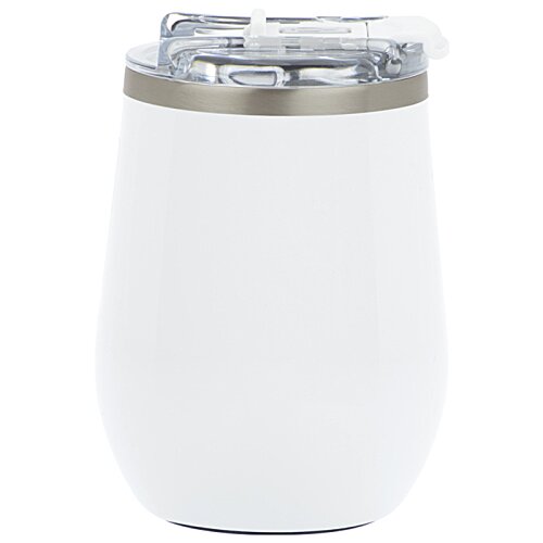 Additional Image 2 - a white and silver cup