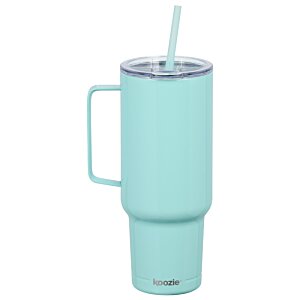 Additional Image 1 - a blue mug with a straw