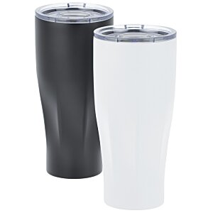 Additional Image 2 - a black and white tumbler