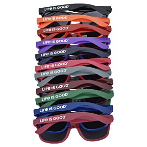 Additional Image 1 - a stack of colorful sunglasses