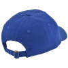 a blue hat on a white background