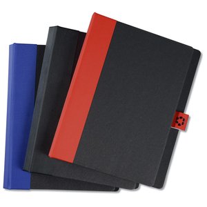 Additional Image 1 - a stack of black and red folders