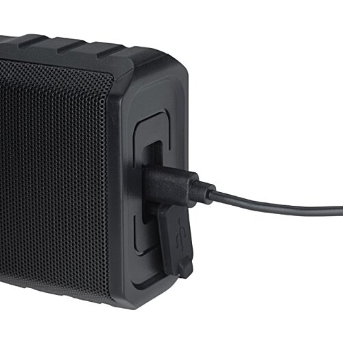 Additional Image 5 - a black power cord plugged into a black box
