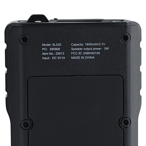 Additional Image 9 - a black rectangular object with white text