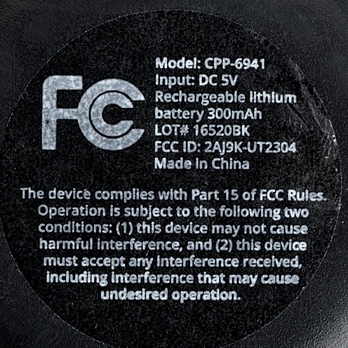 Additional Image 6 - a black circle with white text