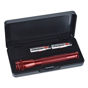 Additional Image 1 - a black box with red and silver objects