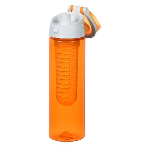 Additional Image 10 - a orange water bottle with a white cap