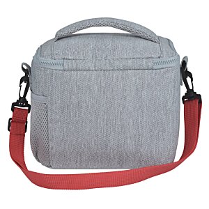 Additional Image 1 - a grey bag with a red strap