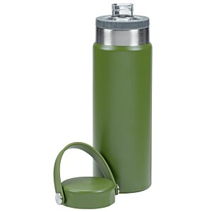 Additional Image 3 - a green water bottle with a lid
