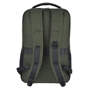 Additional Image 2 - a green backpack with black straps